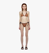 Monogram Print Bikini