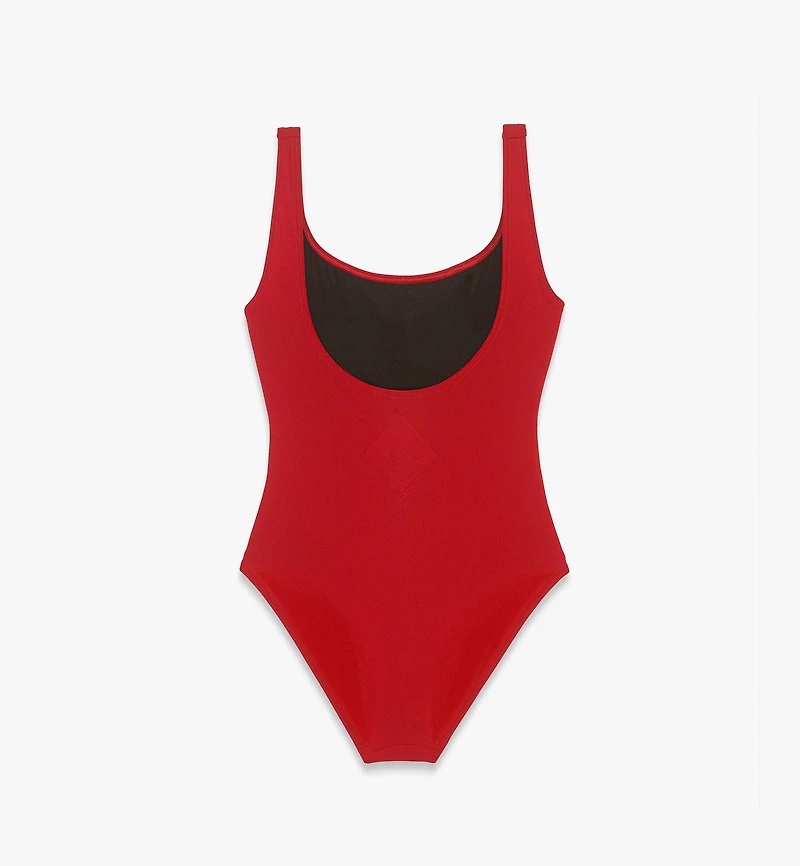 Logo Print Swimsuit
