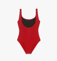 Logo Print Swimsuit