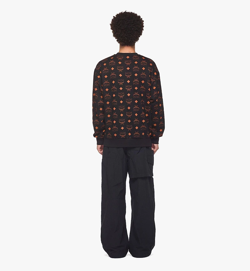 Maxi Monogram Print Sweatshirt Organic Cotton