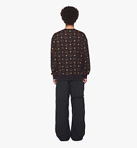 Maxi Monogram Print Sweatshirt Organic Cotton