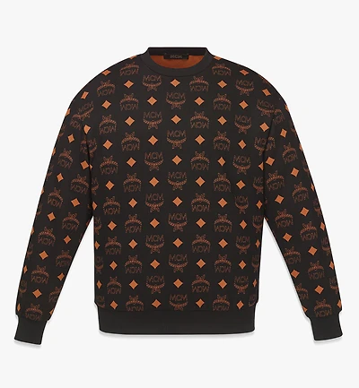 Maxi Monogram Print Sweatshirt Organic Cotton