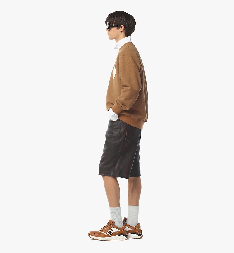 Logo Patch Bouclé Sweatshirt