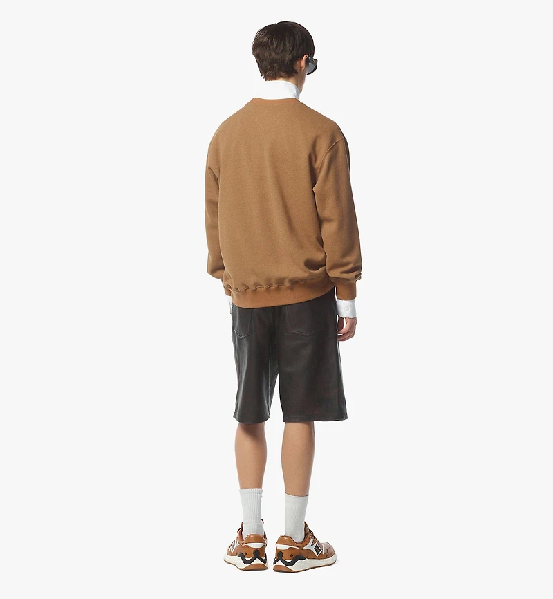 Logo Patch Bouclé Sweatshirt