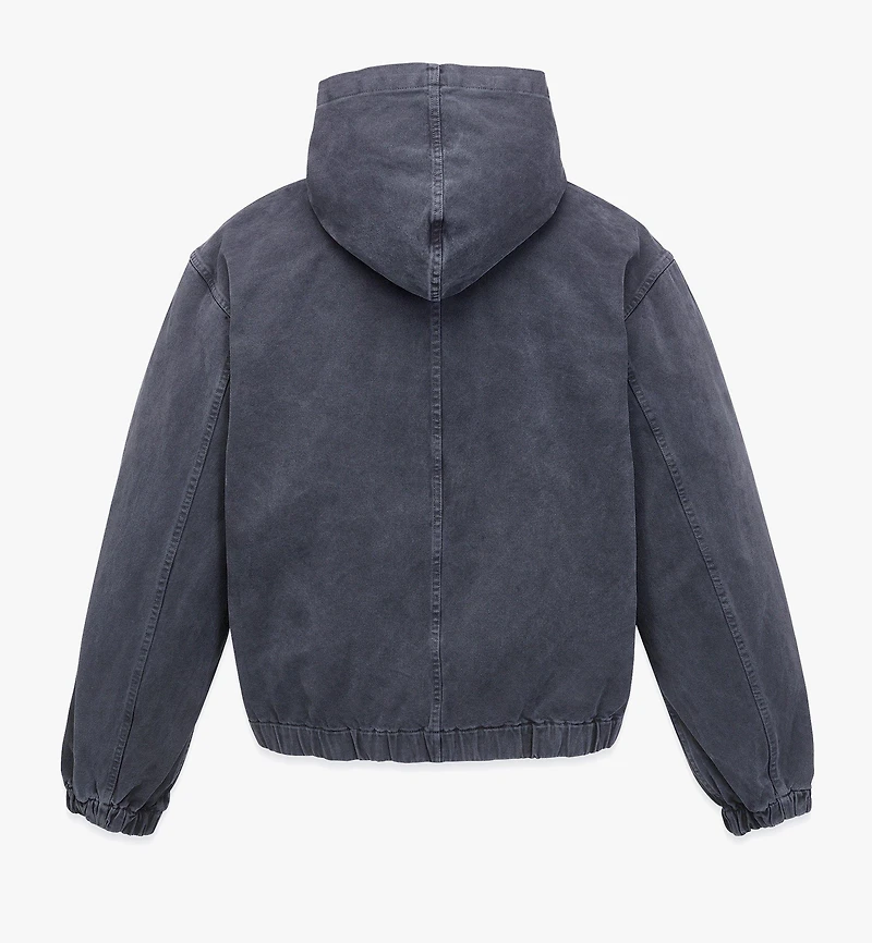 MCM x KASINA Bandana Monogram Zip Hoodie in Oxford Cotton