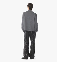 Zip Cardigan Wool and Recycled Cashmere