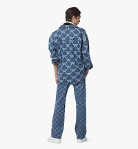 Lauretos Monogram Denim Shirt