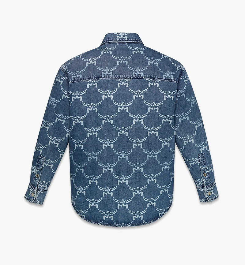 Lauretos Monogram Denim Shirt