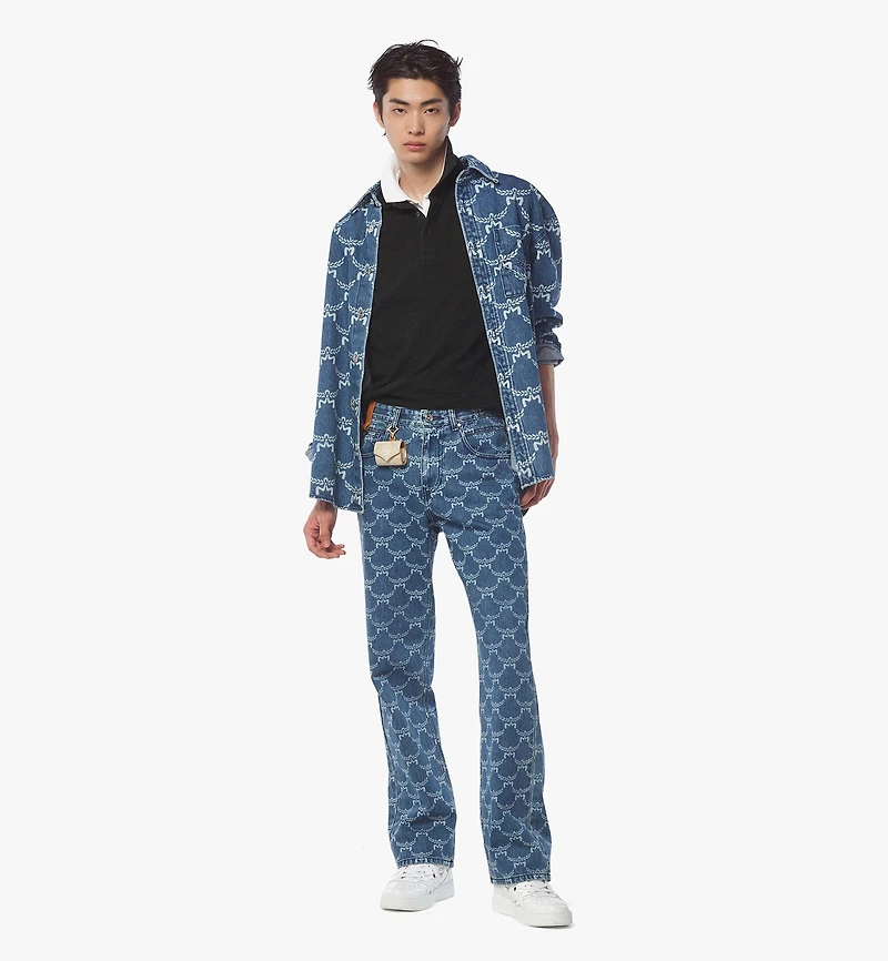 Lauretos Monogram Denim Shirt