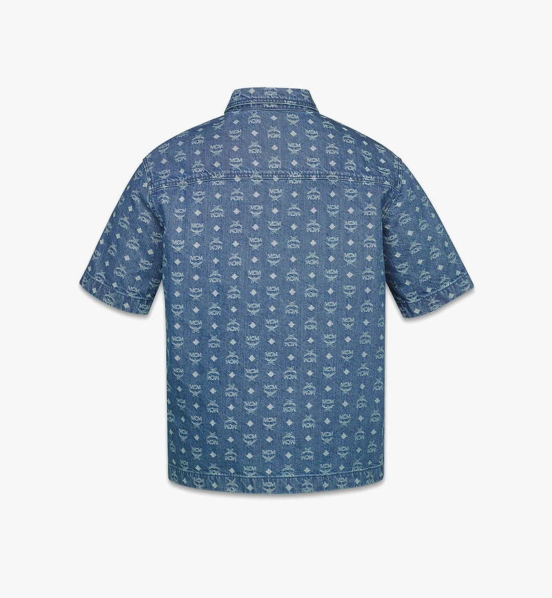 Monogram Shirt Denim Jacquard
