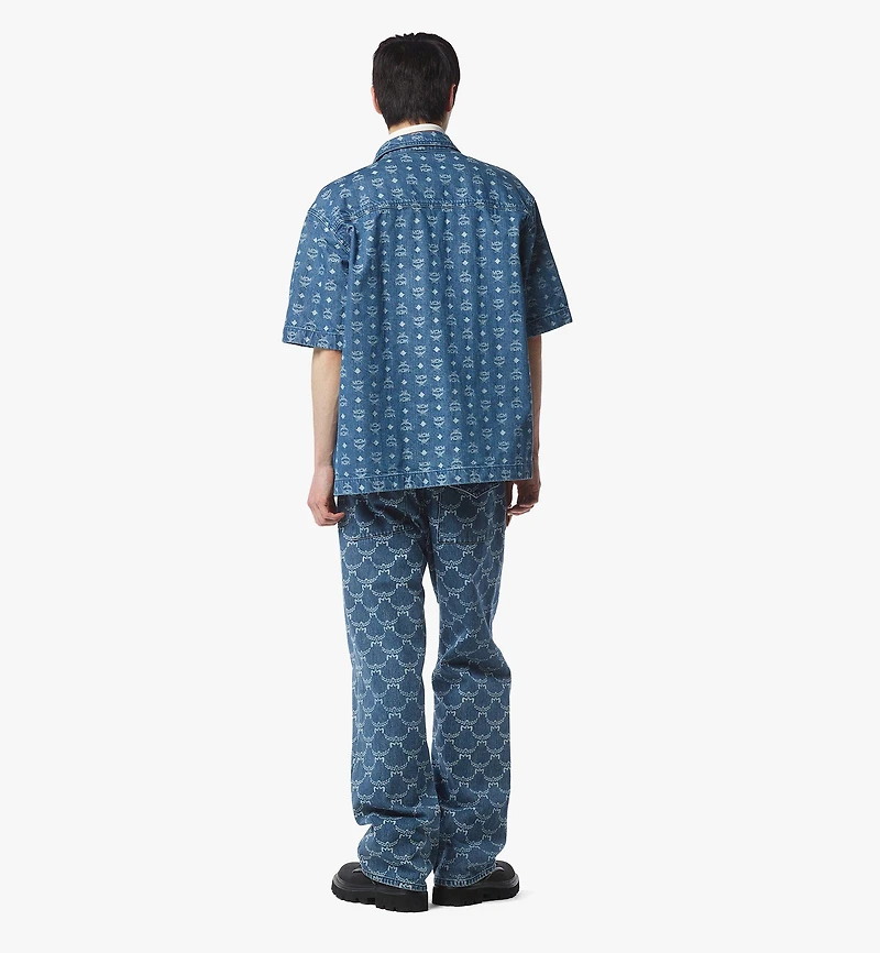 Monogram Shirt Denim Jacquard