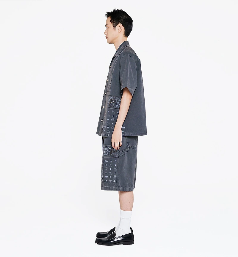 MCM X KASINA Bandana Monogram Shirt in Oxford Cotton