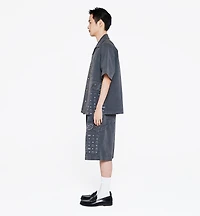 MCM X KASINA Bandana Monogram Shirt in Oxford Cotton