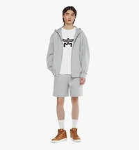 Essential Logo Ponte Zip Hoodie