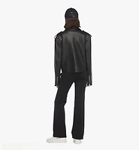 Cropped Rider Jacket Lamb Leather