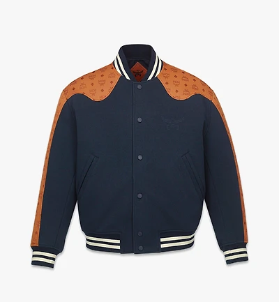 Ponte Varsity Jacket Monogram Neoprene Jacquard