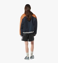Ponte Varsity Jacket in Monogram Neoprene Jacquard