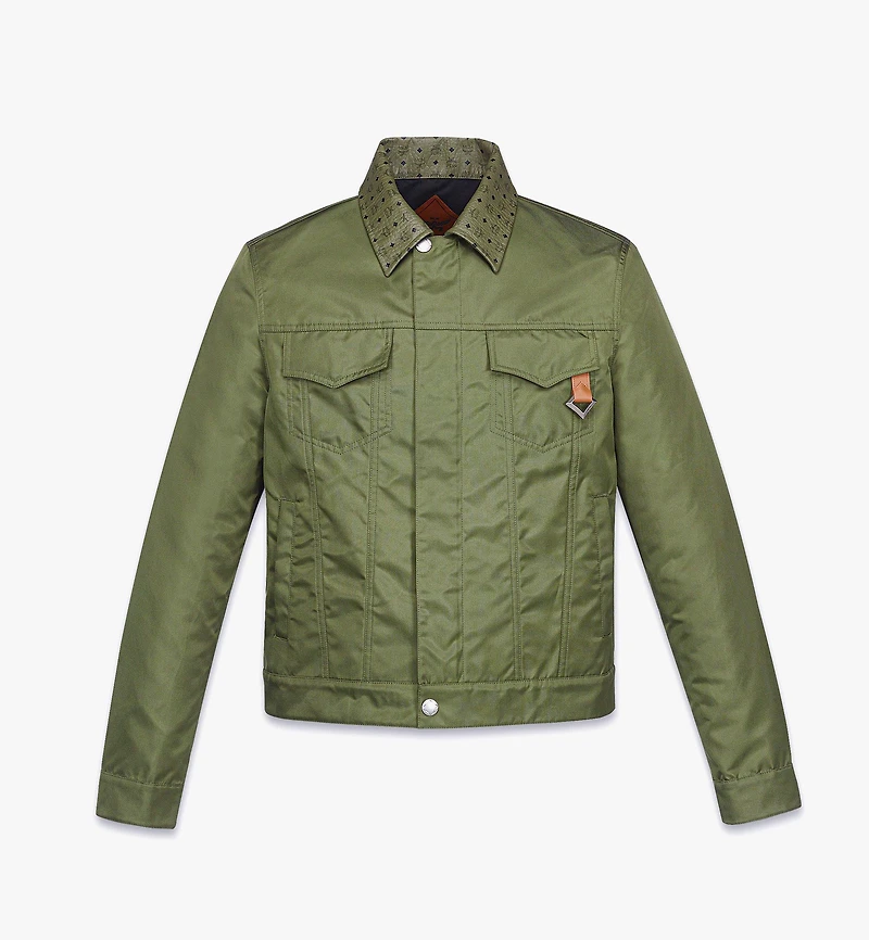 Jacket ECONYL® and Monogram Print Leather