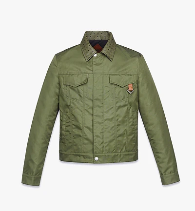 Jacket ECONYL® and Monogram Print Leather