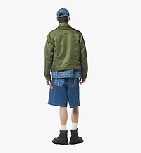 Jacket ECONYL® and Monogram Print Leather