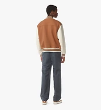 Logo Embroidered Varsity Jacket