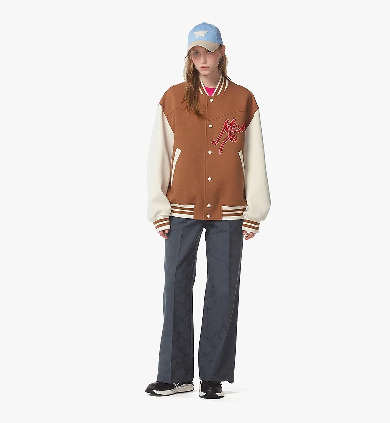 Logo Embroidered Varsity Jacket