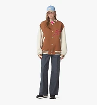 Logo Embroidered Varsity Jacket