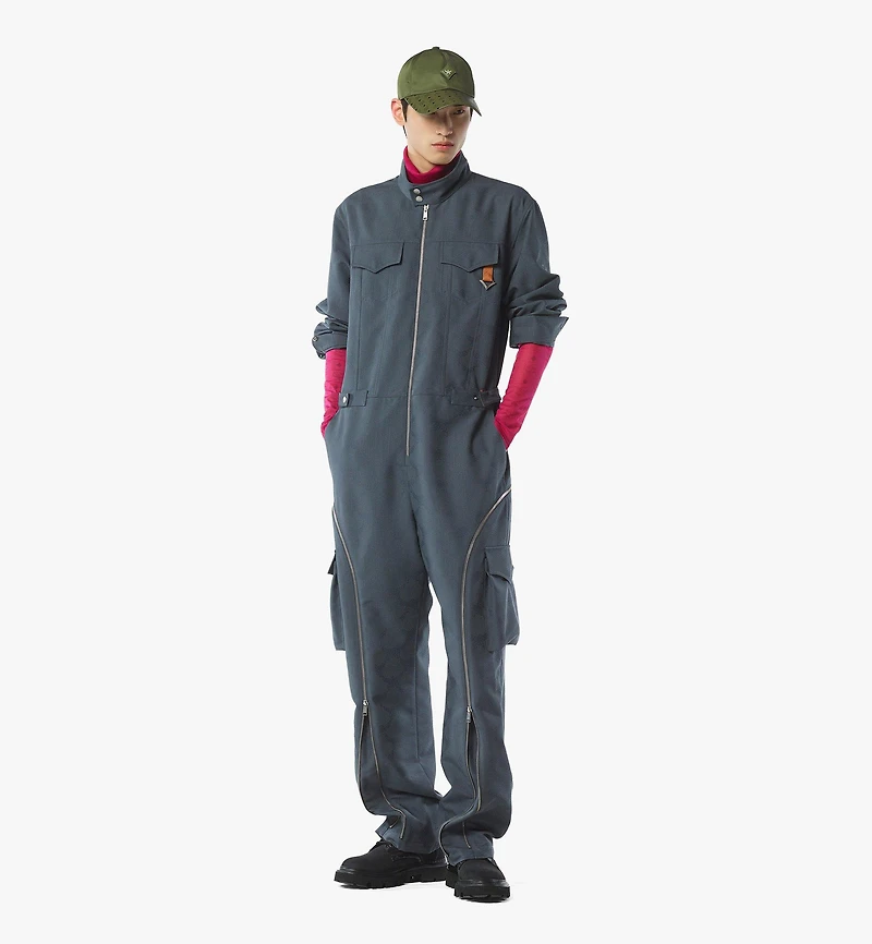 Jumpsuit in Lauretos Wool Jacquard