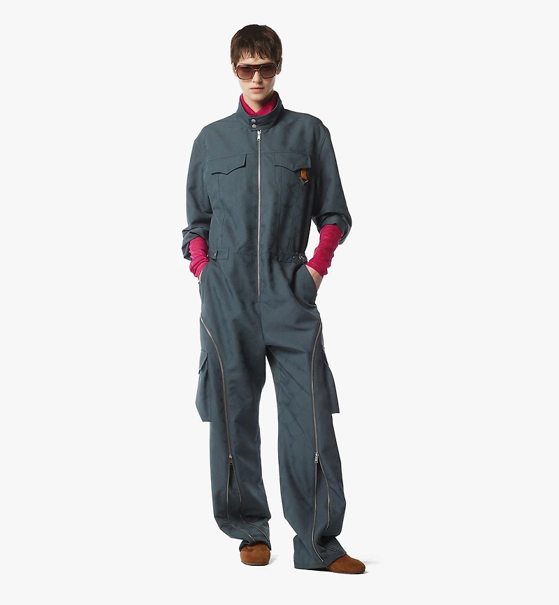 Jumpsuit in Lauretos Wool Jacquard