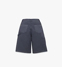 MCM X KASINA Bandana Monogram Shorts in Denim Jacquard