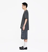MCM X KASINA Bandana Monogram Shorts in Denim Jacquard