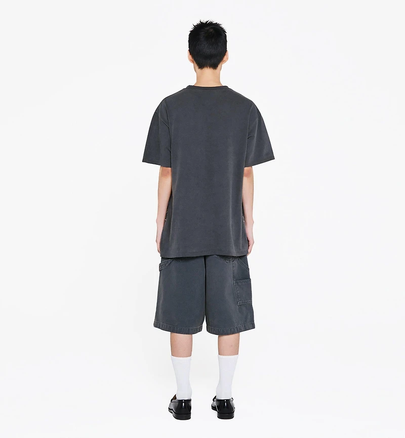 MCM X KASINA Bandana Monogram Shorts in Denim Jacquard