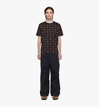 Maxi Monogram Print T-Shirt in Organic Cotton