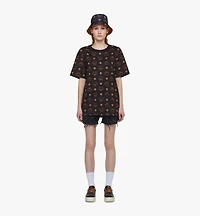 Maxi Monogram Print T-Shirt in Organic Cotton