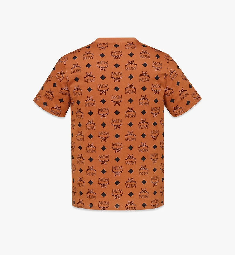 Maxi Monogram Print T-Shirt in Organic Cotton