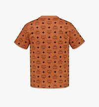 Maxi Monogram Print T-Shirt in Organic Cotton