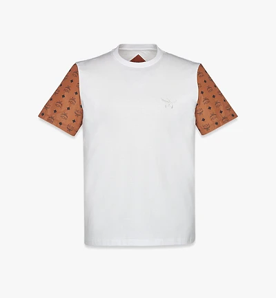 Logo T-Shirt in Organic Cotton and Monogram ECONYL®