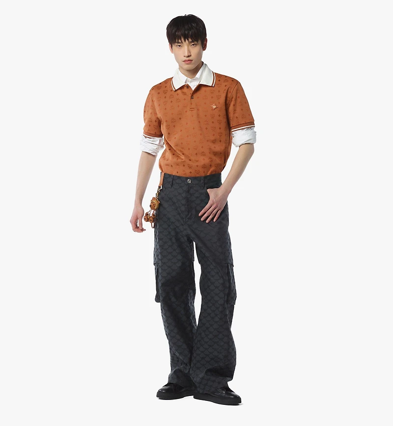 Piqué Polo Monogram Jacquard