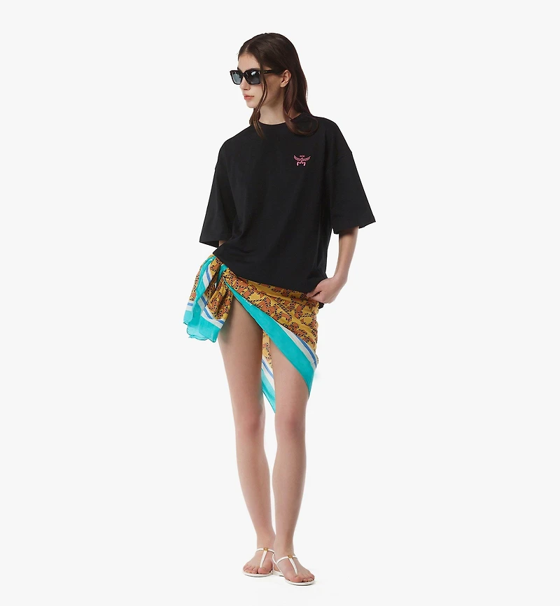 MCM x SNIPES Rhinestone Logo T-Shirt