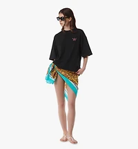 MCM x SNIPES Rhinestone Logo T-Shirt