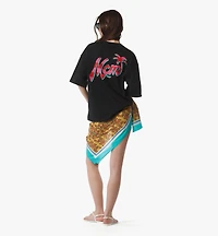 MCM x SNIPES Rhinestone Logo T-Shirt