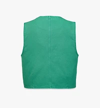 MCM x KASINA Bandana Monogram Gilet in Oxford Cotton