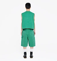 MCM x KASINA Bandana Monogram Gilet in Oxford Cotton