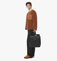 Diamond Backpack in Embossed Leather
