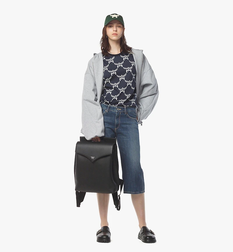 Diamond Backpack in Embossed Leather