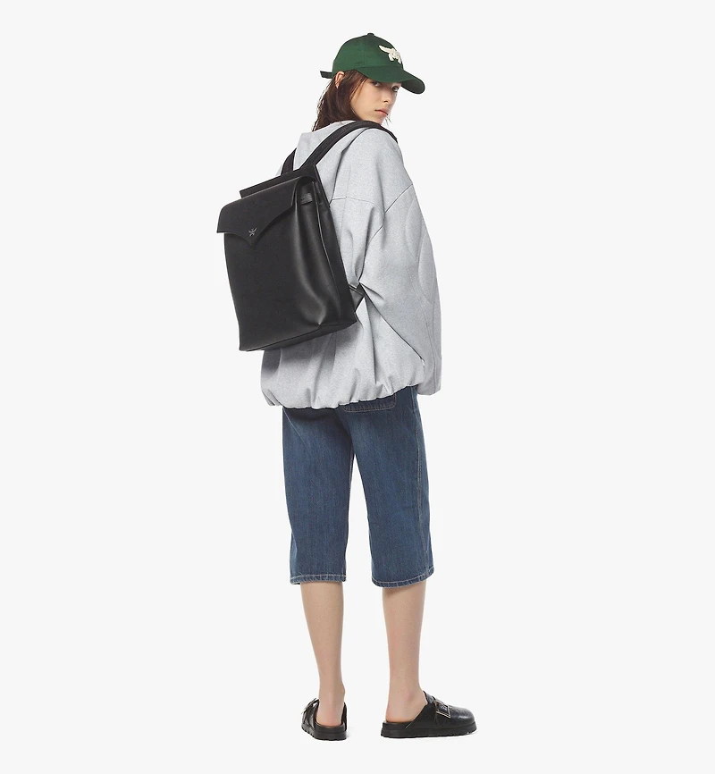Diamond Backpack in Embossed Leather