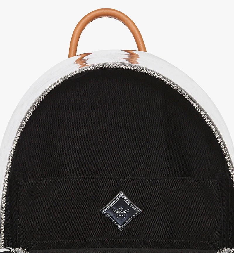 Stark Backpack in Metallic Mirror Leather