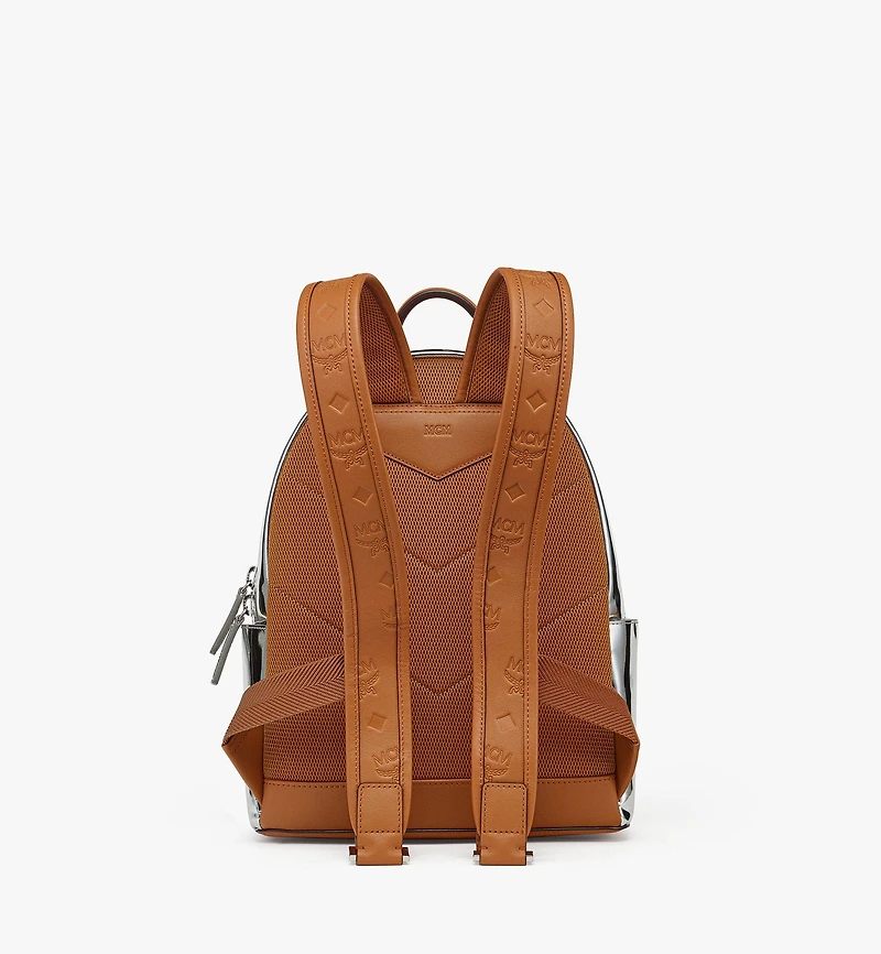 Stark Backpack in Metallic Mirror Leather