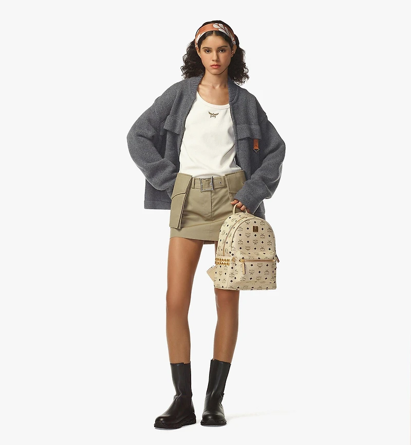 Stark Side Studs Backpack in Visetos