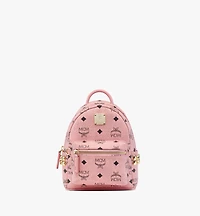 Stark Bebe Boo Side Studs Backpack in Visetos